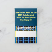 Happy Birthday Karte (Innenseite)