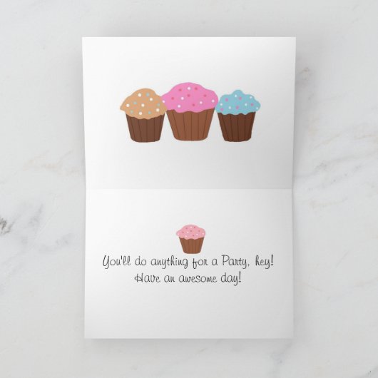 Happy Birthday Karte (Innenseite)