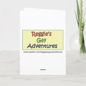 Happy Birthday Karte (Rückseite)