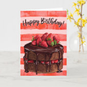 Happy Birthday Karte (Gelbe Blume)