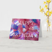 HAPPY BIRTHDAY-Karte Karte (Gelbe Blume)