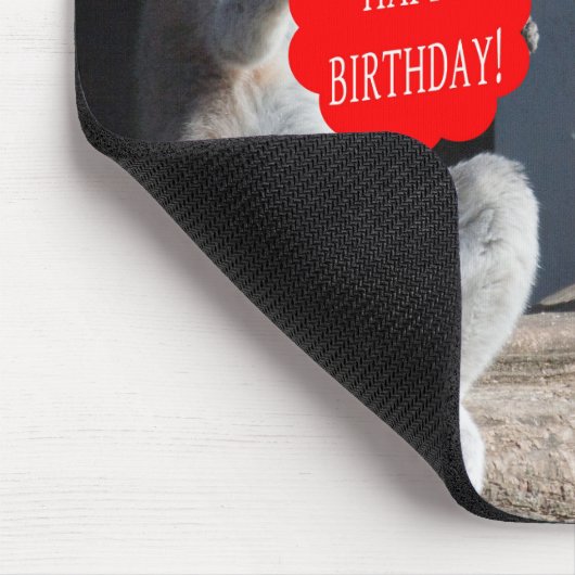 Happy Birthday Katta Mousepad (Ecke)