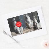 Happy Birthday Katta Rechteckiger Aufkleber (Umschlag)