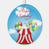 Happy Birthday Keramik Ornament (Links)