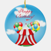 Happy Birthday Keramik Ornament (Hinten)