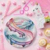 Happy Birthday Kids’ Birthday Waterslide Party Pappteller (Party)