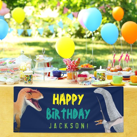 Happy Birthday Kids Dinosaur Geburtstag Banner