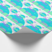 Happy Birthday Kids Personalisiert Wrapping Paper Geschenkpapier (Ecke)