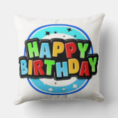 Happy Birthday Kissen (Rückseite)