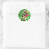 Happy Birthday Kitten Circle Stickers (Tasche)