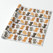 Happy Birthday Kitten Collection Geschenkpapier (Ungerollt)