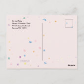 Happy Birthday Kitty Postcard Postkarte (Rückseite)