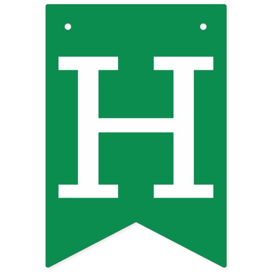 Happy Birthday Kleeblatts Dog Wimpelkette (Zweite Fahne)