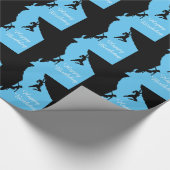 Happy Birthday Kletterer Geschenkpackung Geschenkpapier (Ecke)