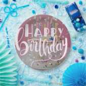 Happy Birthday Konzept Pappteller (Party)