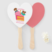 Happy Birthday Korean Hangeul Fächer (Vorne und Hinten)