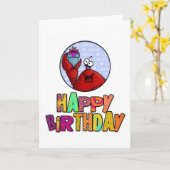 Happy Birthday - Krebs Karte (Gelbe Blume)