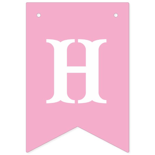 Happy Birthday Kuh Print Wimpelkette (Zweite Fahne)