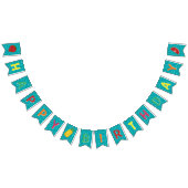 Happy Birthday l Pool Party l Summer Fruit Floats Wimpelkette (Alle)