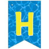 Happy Birthday l Pool Party l Summer Fruit Floats Wimpelkette (Zweite Fahne)