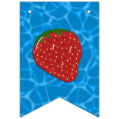 Happy Birthday l Pool Party l Summer Fruit Floats Wimpelkette (Erste Fahne)