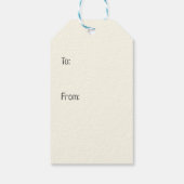 Happy Birthday Labrador Retriever Hunde Geschenkanhänger (Rückseite)