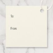 Happy Birthday Labrador Retriever Hunde Geschenkanhänger (Rückseite)