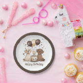 Happy Birthday Labrador Retriever Hunde Pappteller (Party)