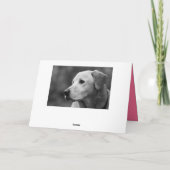 Happy Birthday Labrador Retriever Puppy Card Karte (Rückseite)