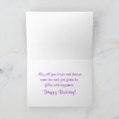 Happy Birthday Labrador Retriever Puppy Dodge Card Karte (Innenseite)