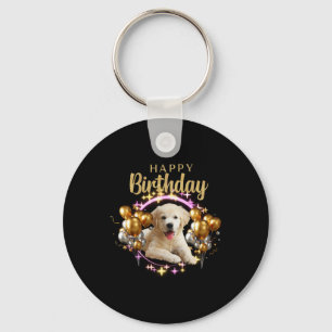 Happy Birthday Labrador Retriever Schlüsselanhänger