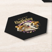 Happy Birthday Labrador Retriever Untersetzer (angewinkelt)