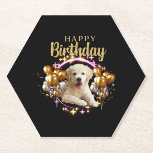 Happy Birthday Labrador Retriever Untersetzer