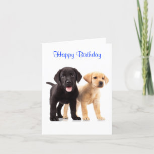 Happy Birthday Labrador Retriever Welpen Card Karte