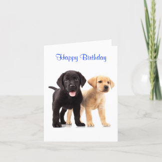 Happy Birthday Labrador Retriever Welpen Card Karte