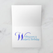 Happy Birthday lächelnde Alligator-Karte für Freun Karte (Innenseite)