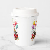 Happy Birthday Ladybugs Paper Cups Pappbecher (Links)