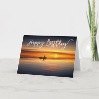 Happy Birthday Lake Fishing for HIm