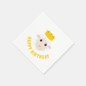Happy Birthday Lamb Serviette (Ecke)