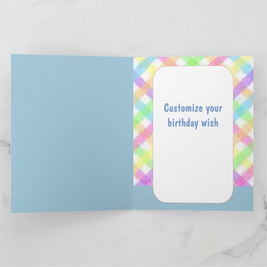 Happy Birthday Laughing Corgi Cartoon Karte (Innenseite)