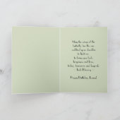 Happy Birthday Laura Monarch Butterfly Karte (Innenseite)