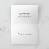 Happy Birthday Lavender Endless Liebe Card Karte (Innenseite)