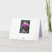 Happy Birthday Lavender Rose Card Karte (Rückseite)