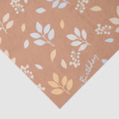 Happy Birthday Leaves Seidenpapier (Detail)