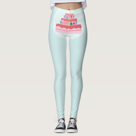 Happy Birthday Leggings (Vorderseite)