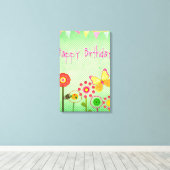 Happy Birthday Leinwanddruck (Insitu (Holzboden))