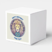 HAPPY BIRTHDAY LEO ZODIAC SIGN GESCHENKSCHACHTEL (Rückseite)