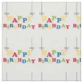 Happy Birthday Letters Stoff (Muster)