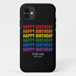 Happy Birthday LGBT Pride LGBTQ Transgender Case-Mate iPhone Hülle