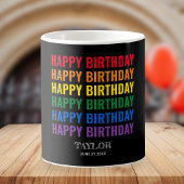 Happy Birthday LGBT Pride LGBTQ Transgender Kaffeetasse